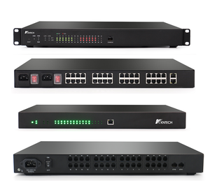 KNTECH 32 พอร์ต FXS VoIP SIP มีเดียเกตเวย์ ประหยัดค่าโทรศัพท์ได้ถึง 70% แปลงสัญญาณโทรศัพท์อนาล็อกเป็น IP แบบ 1U สำหรับติดตั้งในโรงแรม สำนักงาน ศูนย์บริการลูกค้า - Product Image 2