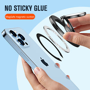 Support magnétique de stent d'anneau de poignée de téléphone de doigt pour le support arrière de poignée de <span class=keywords><strong>chargeur</strong></span> sans fil pour Iphone15 - Product Image 4