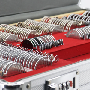 Optometri testi optik 266 adet deneme Lens seti Metal jant alüminyum kasa ayarlanabilir göz testi optik Lens deneme gözlüğü yüzük gözlük - Product Image 5