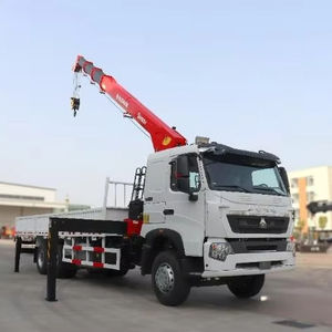 Grue de camion d'opération de haute altitude Chine grue de camion HOWO résistante grue de capacité de levage de 10 tonnes - Product Image 1