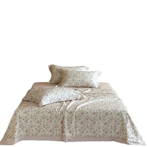 1688 X Lenzing Tencel Linen <b>Quilt</b> Set 4 Pieces Floral Cooling Summer Home Use - Product Image 5