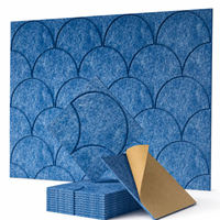 Panneaux acoustiques insonorisants pour studio d'enregistrement musical, tissu moderne, verre ignifuge, fibre de polyester, feutre PET