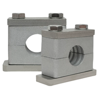 Collier de serrage hydraulique en aluminium métrique DIN 3015, 16 mm, finition zinguée, personnalisable OEM, pour l'industrie lourde, garantie 1 an, prix usine