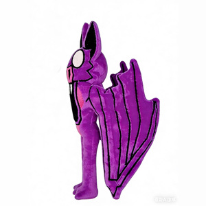 Peluche <span class=keywords><strong>de</strong></span> Murciélago Morado con Logotipo Personalizado, 99 Noches <span class=keywords><strong>en</strong></span> <span class=keywords><strong>el</strong></span> <span class=keywords><strong>Bosque</strong></span>, Muñecos <span class=keywords><strong>de</strong></span> Peluche <span class=keywords><strong>de</strong></span> Animales del <span class=keywords><strong>Bosque</strong></span>, Almohada Suave <span class=keywords><strong>de</strong></span> Dibujos Animados, Venta al por Mayor <span class=keywords><strong>de</strong></span> Fábrica - Product Image 4
