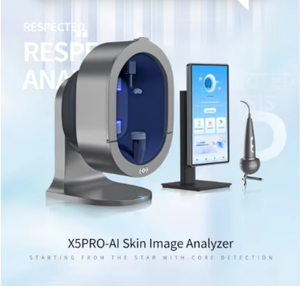 Analyseur de peau AI Magic Mirror, écran tactile, détection d'hydratation du visage et du corps, lumière LED, équipement de diagnostic pour salon de beauté - Product Image 3