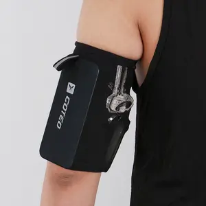 Running fitness jogging workout sport arm band holder bag updated 2022 elastic mini arm bag for men and women