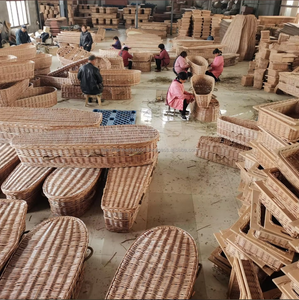 Ataúd funerario biodegradable ataúd de algas marinas tejido a mano ecológico de estilo europeo del fabricante de Vietnam - Product Image 6