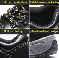 Chaussures de Sécurité Légères et Imperméables en Cuir pour Hommes, Anti-Perforation en Acier, pour Travail Industriel