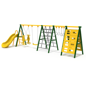 <span class=keywords><strong>2025</strong></span> nóng bán mới giá thấp sân chơi ngoài trời Swing Set với nhựa Slide Swing Set - Product Image 5