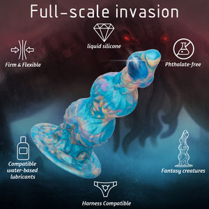 Fantasy monster alien grote hond knoop dildo enorme dieren dildo dikke siliconen anale plug met zuignap seksspeeltjes voor vrouwen mannen homo's - Product Image 4