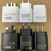 25W PD 정품 초고속 충전 어댑터 EU/US/UK 타입 C PD 포트 고속 충전 (애플 아이폰, 삼성 S26 S25 S24울트라 S23 호환)