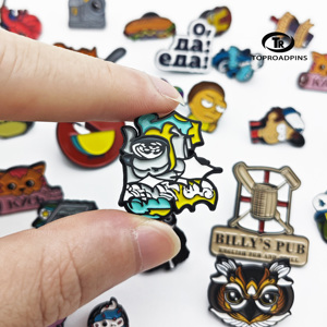 工厂热卖制造商传统雕刻顶级质量定制帽子别针 - Product Image 1