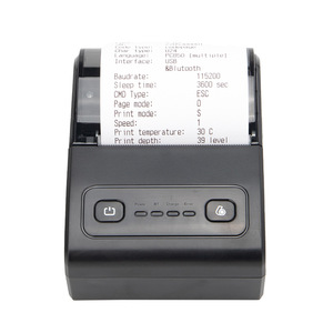 Mini Impresora Térmica de Recibos de 58 mm, Impresora Portátil Recargable por USB, Impresora de Fotos en Blanco y Negro - Product Image 3