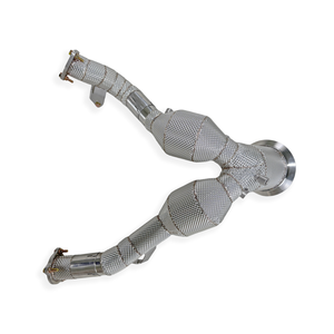 Tubo de Escape de Alto Flujo para Audi A6/A7 C8 3.0T Allroad EA839 2019-2024, Tubo de Escape de Acero Inoxidable con Aislamiento Térmico - Product Image 1