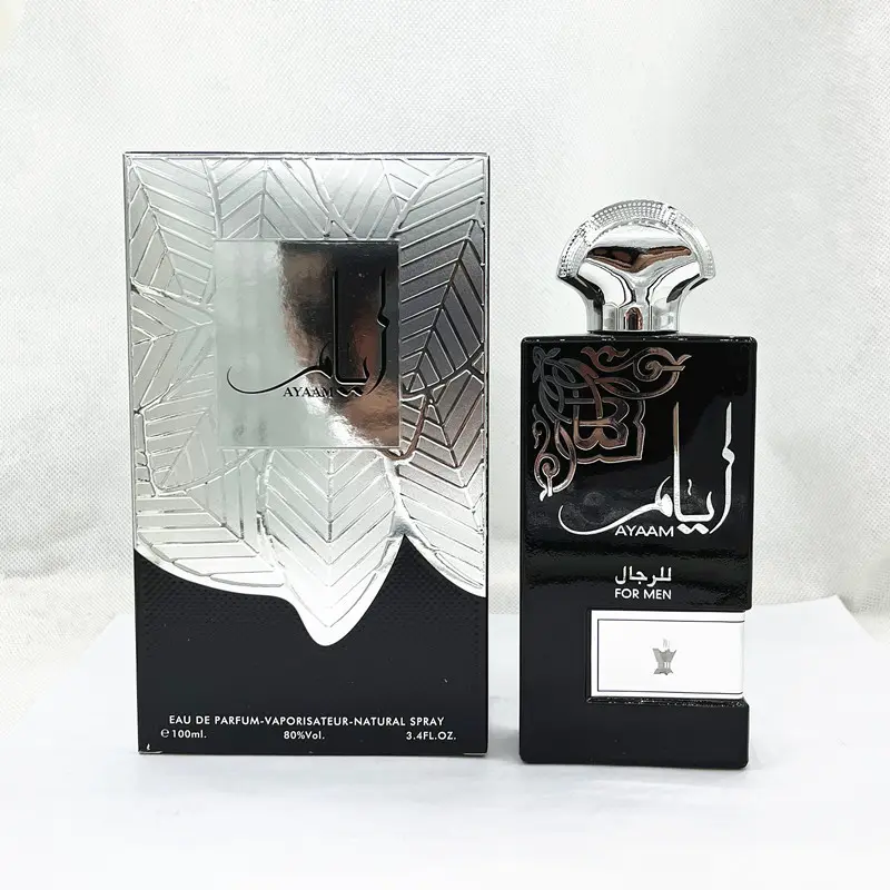 Qifei Wholesale New Style AYAAM 100ml Middle East Arabic Dubai Popular High Quality Long Lasting Perfumes For Gentlemen