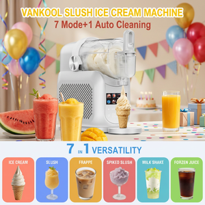 portable automatic slush machine home 1.5L <b>Mini</b> Soft <b>Ice</b> Cream <b>Maker</b> Frozen Drink Machine Wholesale Factory - Product Image 1