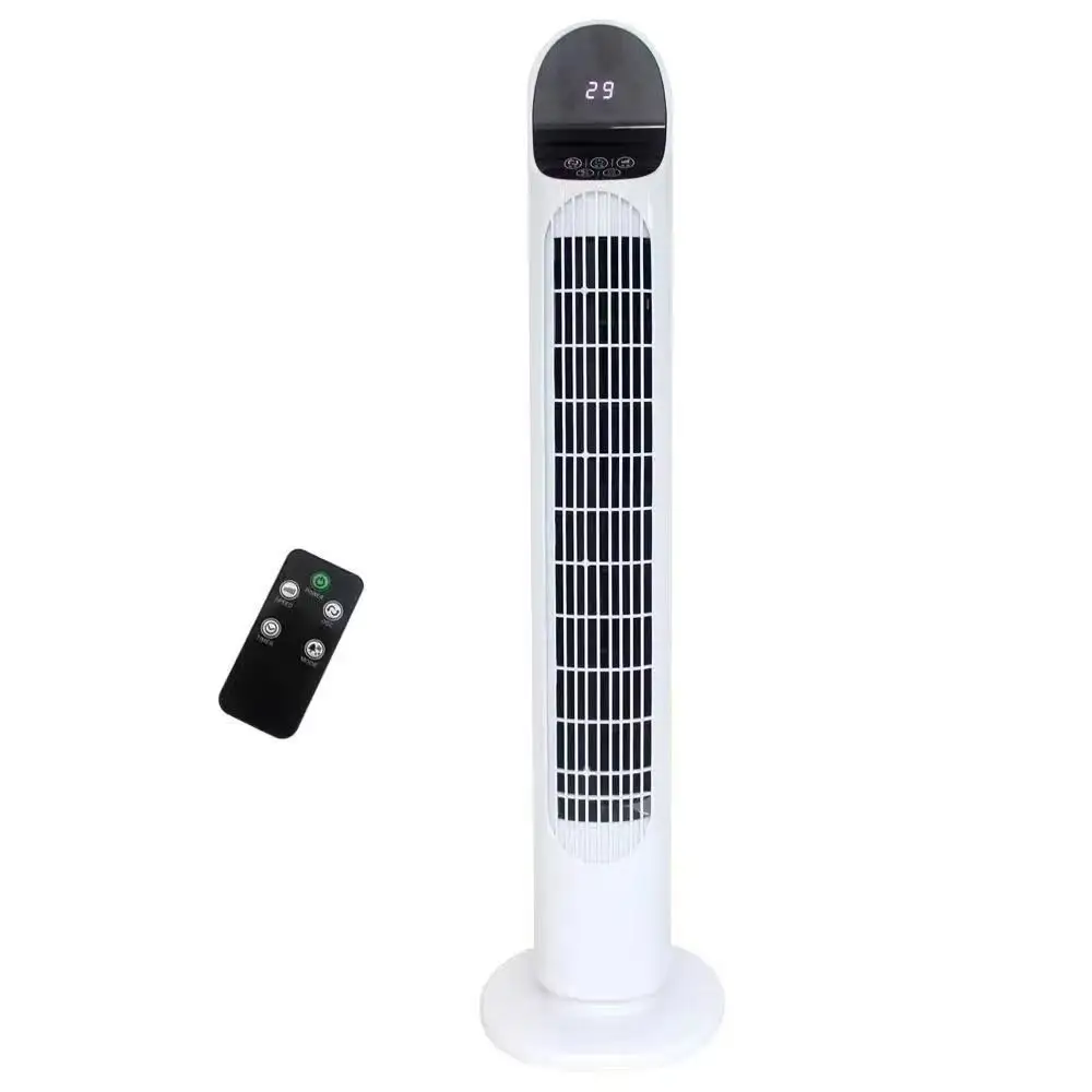 2024 Wholesale home office hotel popular 34 inch Electric Fan Air Cooling Tower Fan floor fan