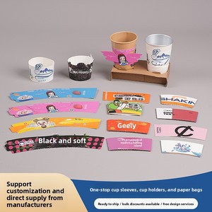 Coperchi Monouso in Carta Ondulata Bianca per Tazze di Tè al Latte e Caffè con Manico, Antiscottatura, Isolamento Termico, Logo Stampato Personalizzabile - Product Image 1
