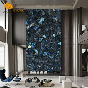 Lastra di <span class=keywords><strong>Granito</strong></span> <span class=keywords><strong>in</strong></span> Pietra Naturale di Lusso, Labradorite Blu Smeraldo per Rivestimento Pareti Interne e Decorazione Tavoli da Pranzo - Product Image 5