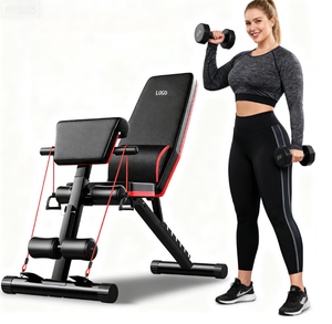 Pliable 20 en 1 Pliable Plat Banco De Banco Pesas Fitness Multi Workout Réglable Gym Haltérophilie <span class=keywords><strong>Banc</strong></span> Rack Ensemble pour Gym - Product Image 1