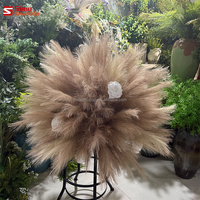 Décorations de mariage, fournitures, fleurs, boule de fleurs, centre de table pour événements de mariage, boule de fleurs artificielles en soie