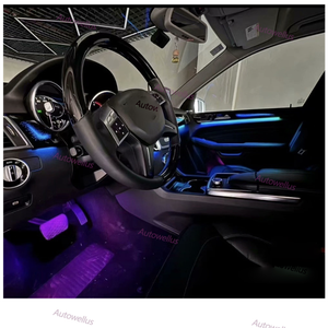 Iluminación Ambiental para Automóvil <span class=keywords><strong>de</strong></span> Calidad OEM con 22 LED para Mercedes Benz W166 GLE GLS, Luz Decorativa para el Tablero y las Puertas con Control por Aplicación - Product Image 3