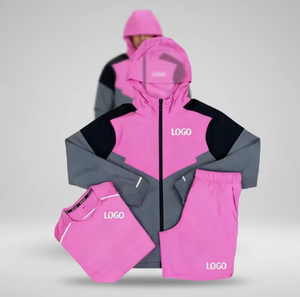 Giacca con Cappuccio Impermeabile e Antivento di Alta Qualità, Leggera e Traspirante, Design Multicolore, Taglie Grandi, Cappotto Invernale con Cappuccio - Product Image 3