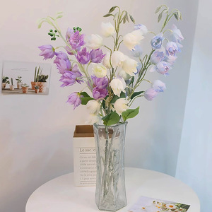 Flores de Verano, Ramo de Lirios del Valle Artificiales de Seda Flocada para Decoración del Hogar y Bodas - Product Image 1