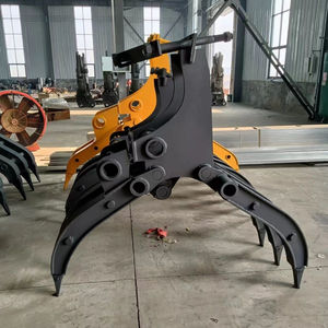 Nouvelle pelle mécanique à grappin pour bois et grumes avec une capacité de 4 à 8 tonnes, moteur et composants principaux PLC, garantie d'un an - Product Image 4