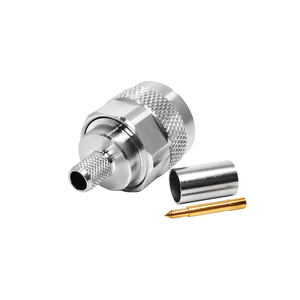 ชุดประกอบขั้วต่อทองแดงแบบ N Male สำหรับ<span class=keywords><strong>สาย</strong></span> LMR240 RG8X RG59 สำหรับระบบ RF WiFi <span class=keywords><strong>CCTV</strong></span> - Product Image 3