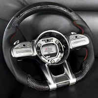 Convient pour Mercedes Benz Volant en fibre de carbone personnalisé avec LED B C E S G-Class W213W204E200E300E320E350E43E63E53E500 S300
