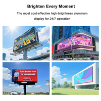 Affichage LED extérieur haute luminosité 5000 nits, étanche IP65, pour publicité numérique, prix usine