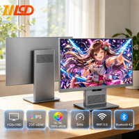 ZWBA NOUVEAU Ordinateur de bureau tout-en-un haut de gamme 24 pouces 1920x1080 IPS avec WIFI & BT 100% SRGB Win 10/11 300w Caméra