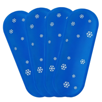 Bingyuan Mini-packs de glace personnalisés, étanches, améliorés, réutilisables, 18,5x7,5cm, 70g, pour étui de transport de refroidisseur d'insuline, approuvé par la TSA