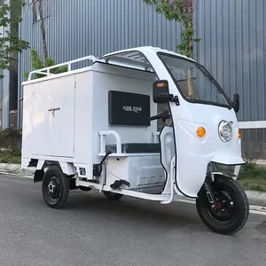 Factory Cheap Price Wholesale Extend Full Closed Express Cargo Transportation 3 Wheel Electric Tricycles