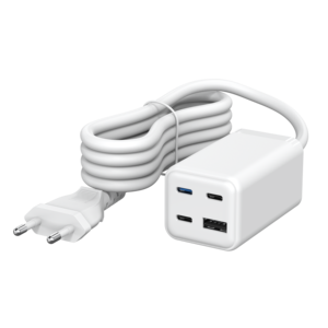 Nuovo GaN <span class=keywords><strong>Tech</strong></span> 4 porte USB C 65W PD caricabatterie tipo C adattatore muro PD ricarica rapida caricabatterie per cellulare - Product Image 1