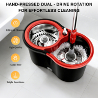 Prix d'usine Mop Magic Flat 360° rotation nettoyage à l'eau, seau avec fonction de lavage sans les mains
