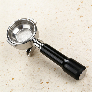 Cesta de Filtro para Cafetera Espresso de Lujo Hecha a Mano, con Diseño Clásico Personalizado <span class=keywords><strong>Klam</strong></span>, Asa de Acero Inoxidable y Doble Boquilla, Herramienta para Té - Product Image 2