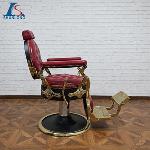 Sillón de Barbería, Silla de Corte, Equipo de Barbería de Alta Gama, Equipo de Peluquería, Silla de Peluquería Antigua Profesional - Product Image 3