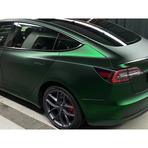 1.52*18m per auto, pellicola colorata per cambiare colore in vinile, pellicola colorata, avvolgente verde veleno per carrozzeria - Product Image 5