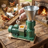 Nouvelle machine à granulés d'aliments pour animaux électrique mobile de grande capacité TOPS avec une capacité de 100 kg/h, taille de granulés de 2,5 à 10 mm, longue durée de vie