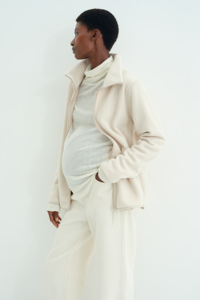 Chaqueta de Forro Polar para Maternidad, Antes y Después del Parto, Abrigo <span class=keywords><strong>Parka</strong></span> para Mujer, Chaqueta de Invierno de Lujo para Lactancia, 100% Poliéster - Product Image 5