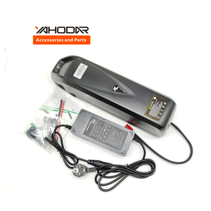 Baterai Hailong Shell 36V untuk Sepeda Listrik, Baterai <span class=keywords><strong>Lithium</strong></span> 10Ah, Casing Baterai Downtube Hitam, Aksesoris Sepeda Listrik yang Tahan Lama - Product Image 4