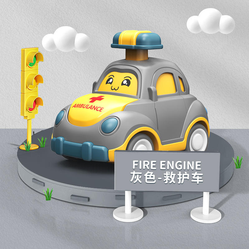 686p-16 [gris] ambulance à inertie de presse