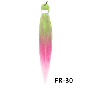 Cheveux à tresser pré-étirés en <span class=keywords><strong>queue</strong></span> <span class=keywords><strong>de</strong></span> <span class=keywords><strong>cheval</strong></span>, vente en gros, extensions <span class=keywords><strong>de</strong></span> cheveux synthétiques africains jumbo pour tresses au crochet, faciles à tresser - Product Image 4