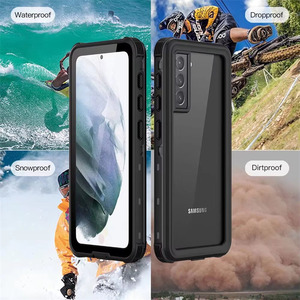 Pour <span class=keywords><strong>Samsung</strong></span> <span class=keywords><strong>galaxy</strong></span> S Series / S24 S23 S22 Ultra + corps complet magnétique étanche IP68 plongée sous-marine natation étui antichoc - Product Image 4