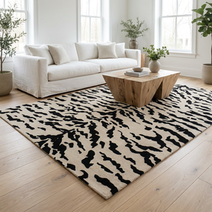 Tappeto Moderno di Lusso Fatto a Mano in Lana 100% Neozelandese, Tappeto Tuftato a Mano <span class=keywords><strong>per</strong></span> <span class=keywords><strong>Soggiorno</strong></span> e Camera da Letto - Product Image 1