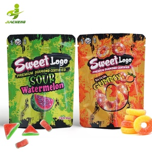 Túi đựng bánh kẹo, kẹo dẻo, chất liệu nhôm tráng nhựa, có khóa zip, in thiết kế tùy chỉnh, chống mùi, kích thước 3.5 inch - Product Image 3