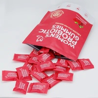 Gummies probiotiques GMP HACCP ISO pour femmes avec fibres prébiotiques et enzymes &amp;   Personnalisation du logo et de l'étiquette Cranberry Support