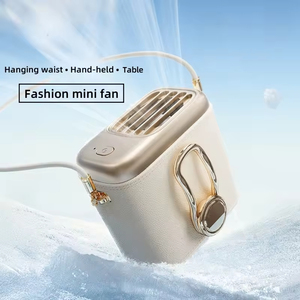 Mini ventilateur extérieur de bureau pratique trois vitesses de vent pliable suspendu voiture usage domestique alimenté par batterie nouvel accessoire de chambre - Product Image 6